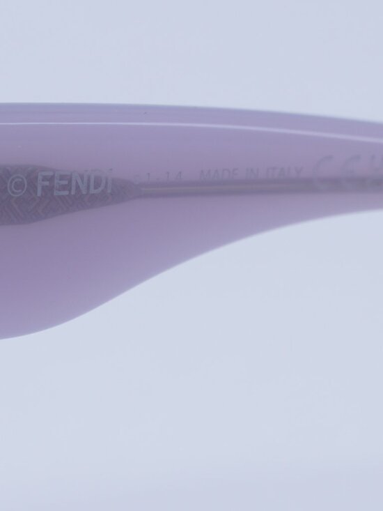 Fendi FE40100I 81Y Sunglasses Lilac Square Frame, Lilac Lenses main image 7